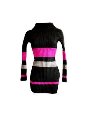 New Lovers + Friends Colorblock Turtleneck Sweater, Size XS